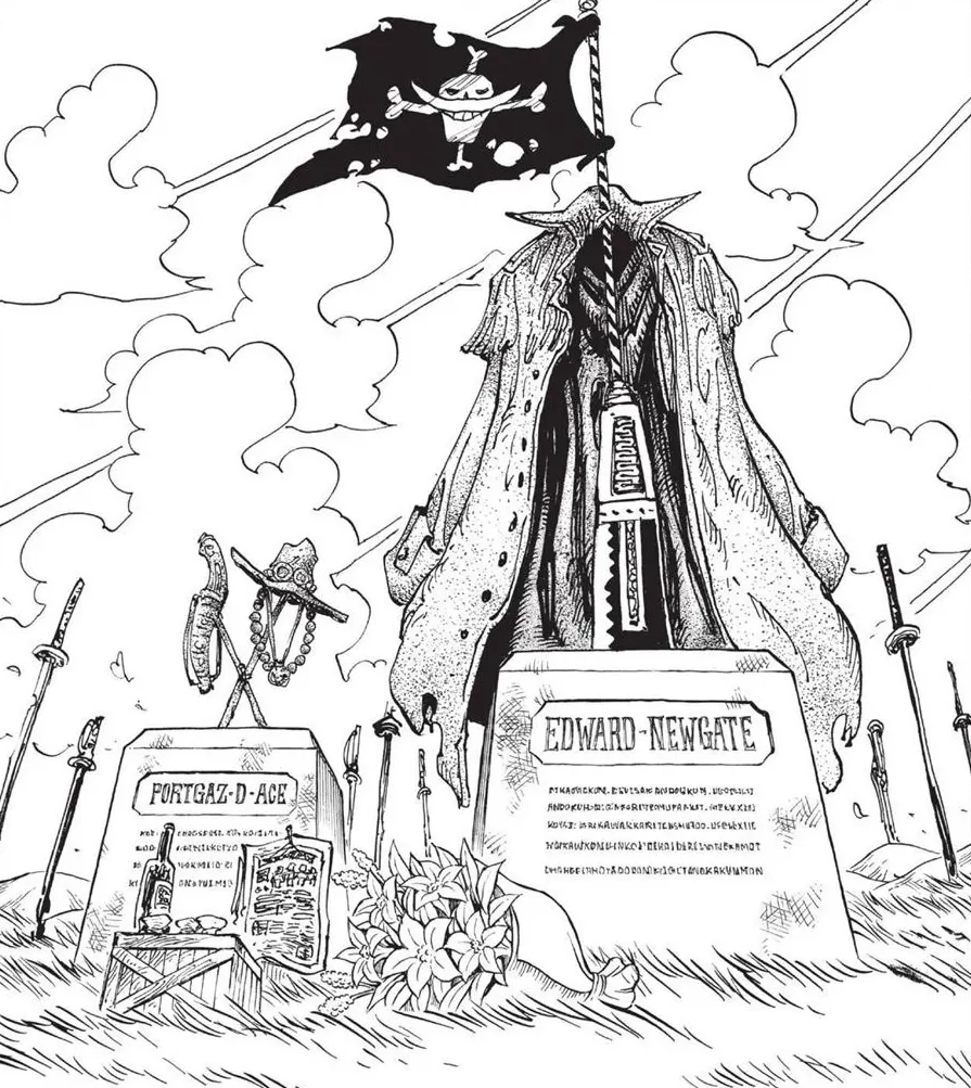 Tombes de Portgas D. Ace et Edward Newgate