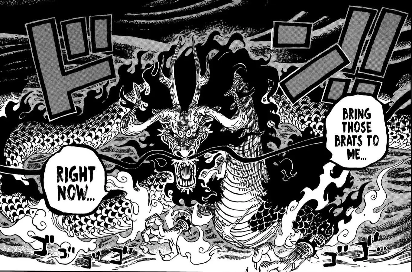 Kaido en forme dragon complète