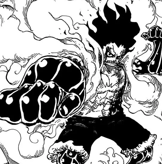 Luffy en snake man