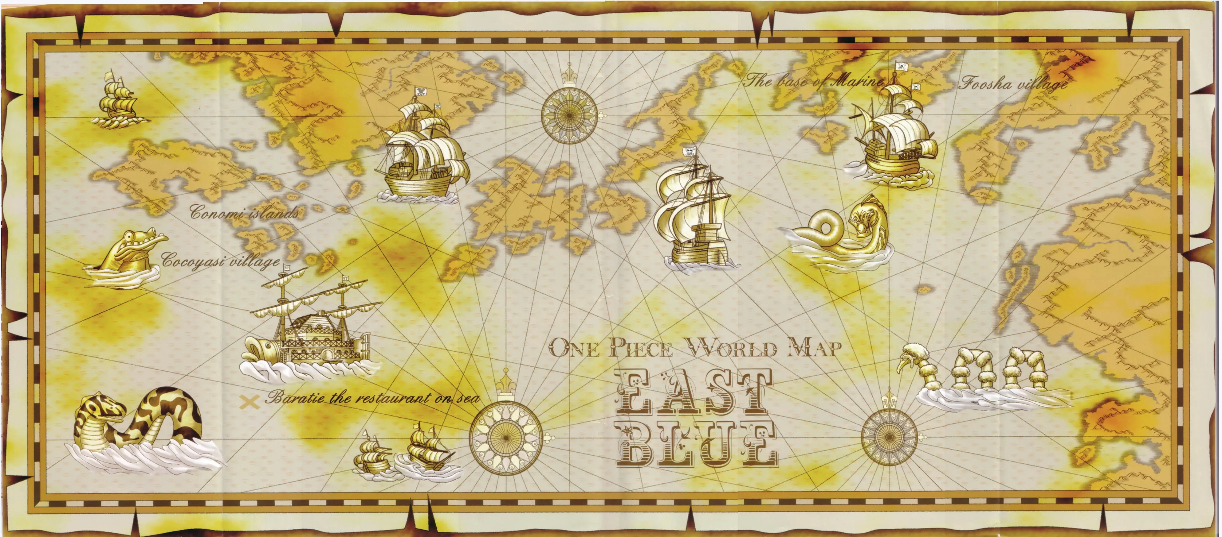 Carte d'East Blue